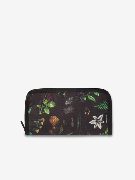 Dakine Zöld-fekete virágmintás Dakine Luna pénztárca Woodland Floral