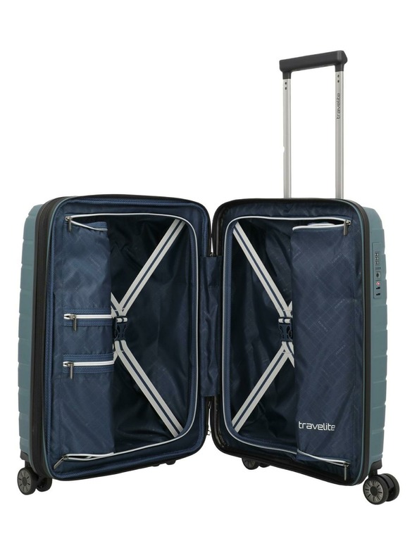 Travelite Travelite Air Base S bővíthető utazóbőrönd Ice blue