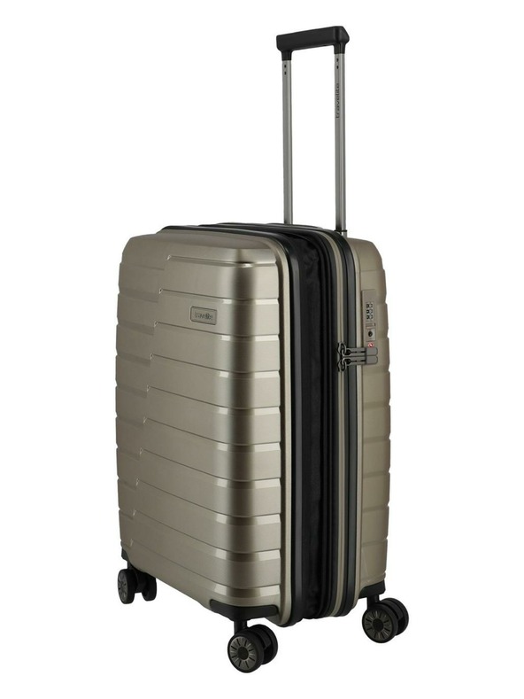 Travelite Travelite Air Base S bővíthető utazóbőrönd Champagne