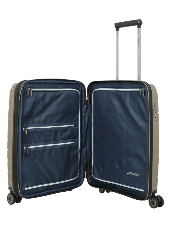 Travelite Travelite Air Base S bővíthető utazóbőrönd Champagne