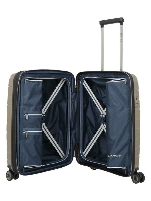 Travelite Travelite Air Base S bővíthető utazóbőrönd Champagne