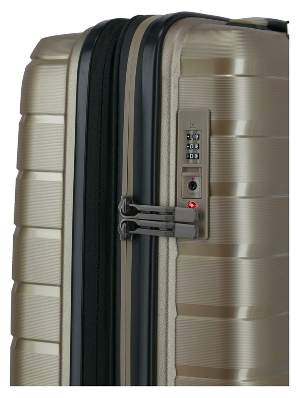 Travelite Travelite Air Base S bővíthető utazóbőrönd Champagne