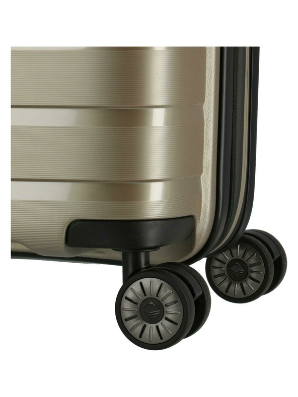 Travelite Travelite Air Base S bővíthető utazóbőrönd Champagne