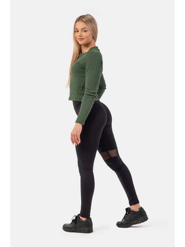 Nebbia Bordázott hosszú ujjú póló organikus pamutból 415 Nebbia