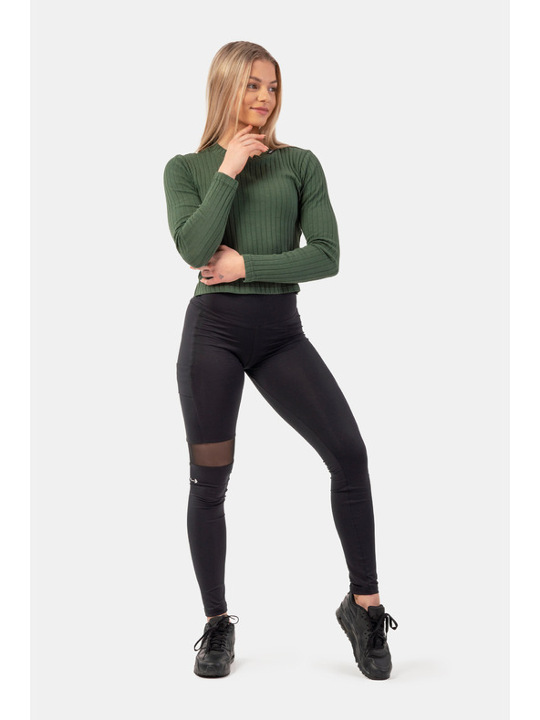 Nebbia Bordázott hosszú ujjú póló organikus pamutból 415 Nebbia