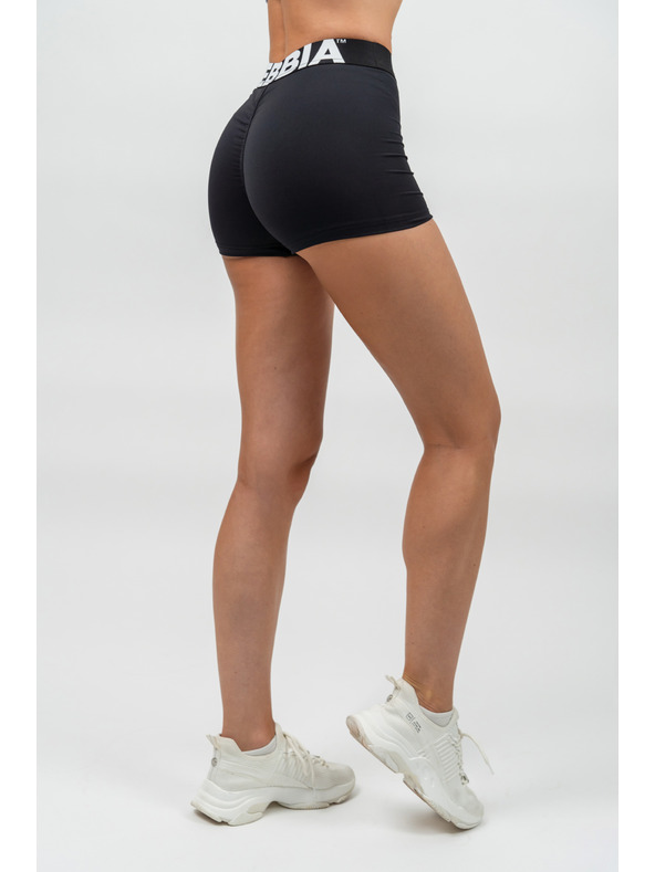 Nebbia GLUTE PUMP fitness rövidnadrág magas derékkal XS, fekete