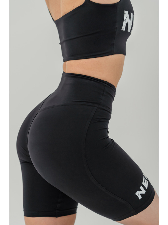 Nebbia 9" SNATCHED leggings rövidnadrág magas derékkal XS, fekete