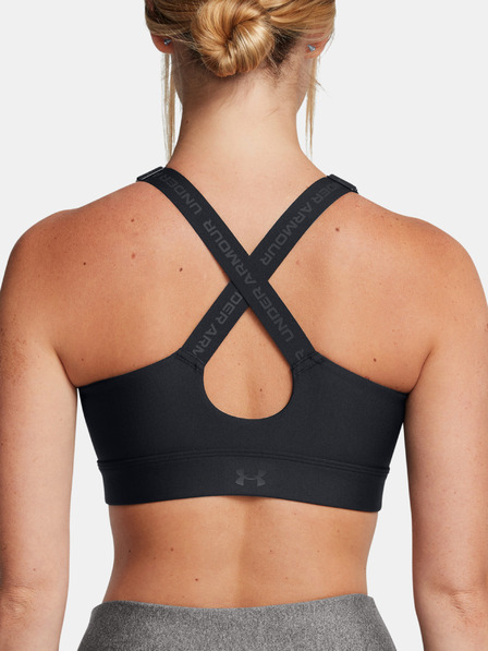 Under Armour Női sportmelltartó Under Armour UA Infinity High Zip 2.0 Bra-BLK