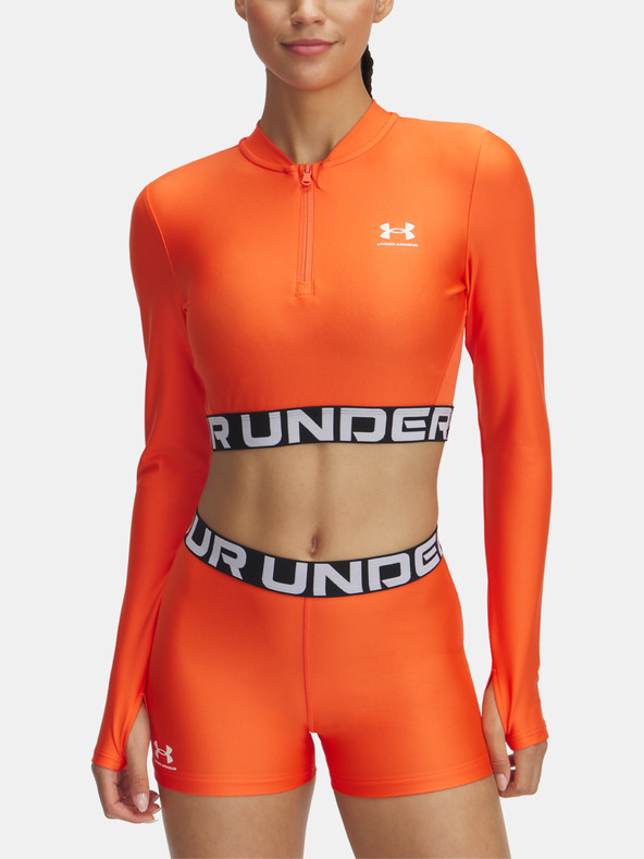 Under Armour Női póló Under Armour HeatGear Rib 1/4 Zip LS