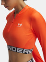 Under Armour Női póló Under Armour HeatGear Rib 1/4 Zip LS