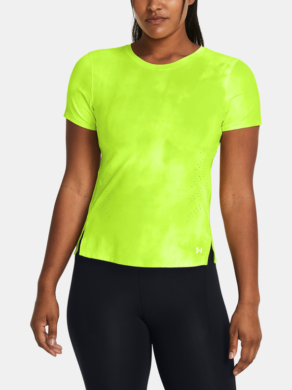 Under Armour Női póló Under Armour UA Launch Elite Printed SS-GRN