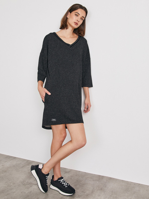 ZOOT.lab Fekete mintás laza ruha METROOPOLIS by ZOOT.lab Eustacia METROOPOLIS by ZOOT.lab Eustacia