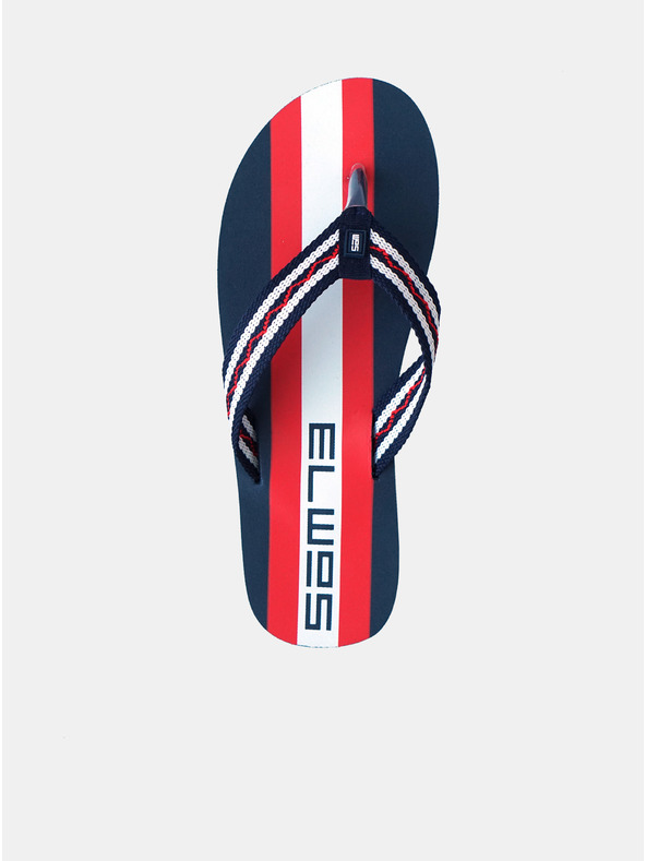 Sam 73 Piros és kék csíkos férfi szandál SAM 73