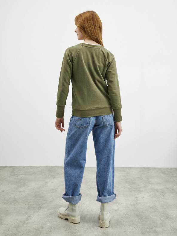 ZOOT.lab Khaki színű női alap pulóver ZOOT.lab Penelope női basic pulóver