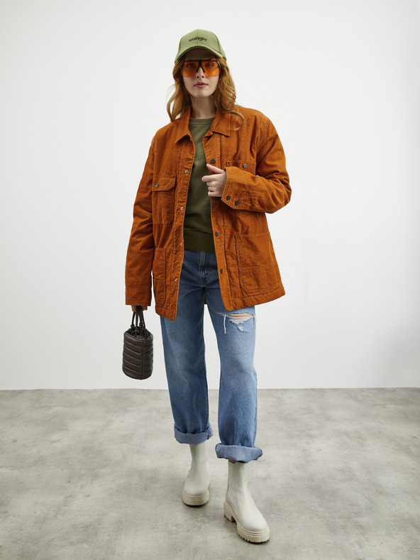 ZOOT.lab Khaki színű női alap pulóver ZOOT.lab Penelope női basic pulóver