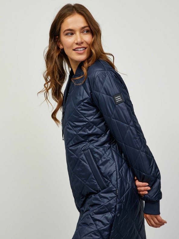 Sam 73 Sötétkék női steppelt kabát Sam 73