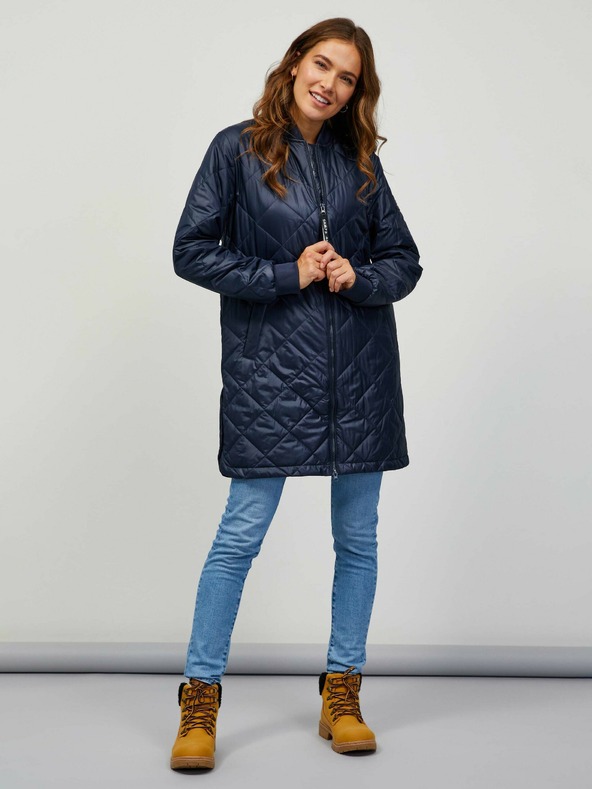 Sam 73 Sötétkék női steppelt kabát Sam 73