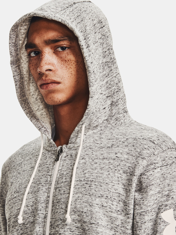 Under Armour Férfi felső Under Armour RIVAL TERRY FZ HD