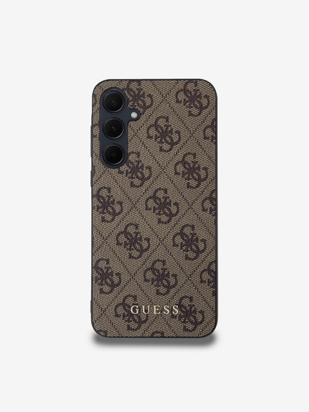 Guess Guess 4G Hátlap Samsung Galaxy A35 5G-hez Barna