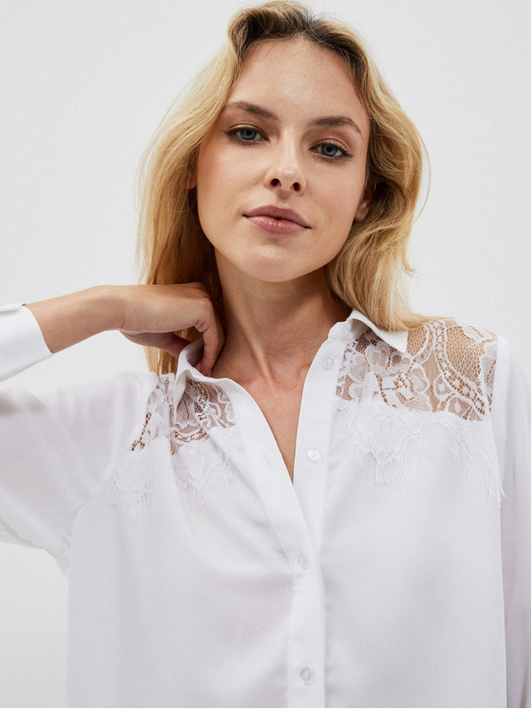 Moodo Fehér női blúz Moodo