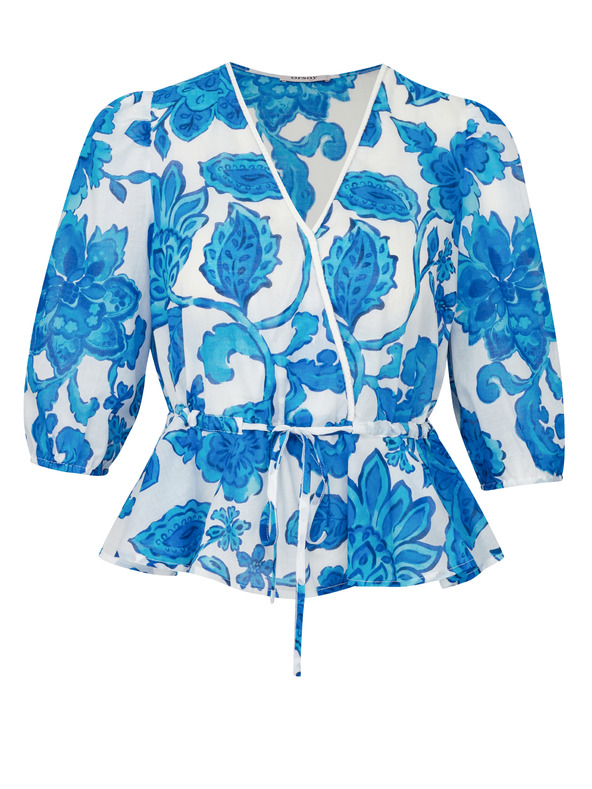 Orsay ORSAY kék mintás női blúz
