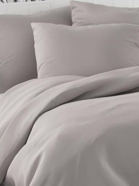 Kvalitex Szatén francia ágyneműhuzat LUXURY COLLECTION 1+2, 220x200, 70x90cm világosszürke