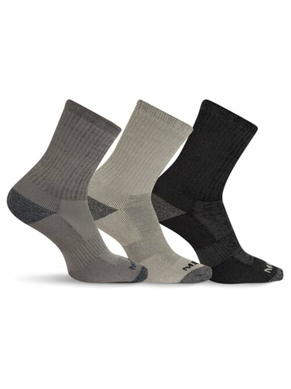 Merrell merrell zokni MEA33507C3B2 CHARH WOOL EVERYDAY CREW (3 csomag) szén heather S/M MERRELL ZOKNI