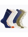 Merrell merrell zokni MEA33694C6B2 NVAST ÚJRAHASZNOSÍTOTT PÁRNÁZOTT CREW (6 csomag) sötétkék vegyes S/M MERRELL ZOKNI