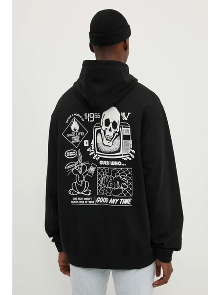 Vans Vans Crazy Eddy 66 Loose fekete pulóver - férfi