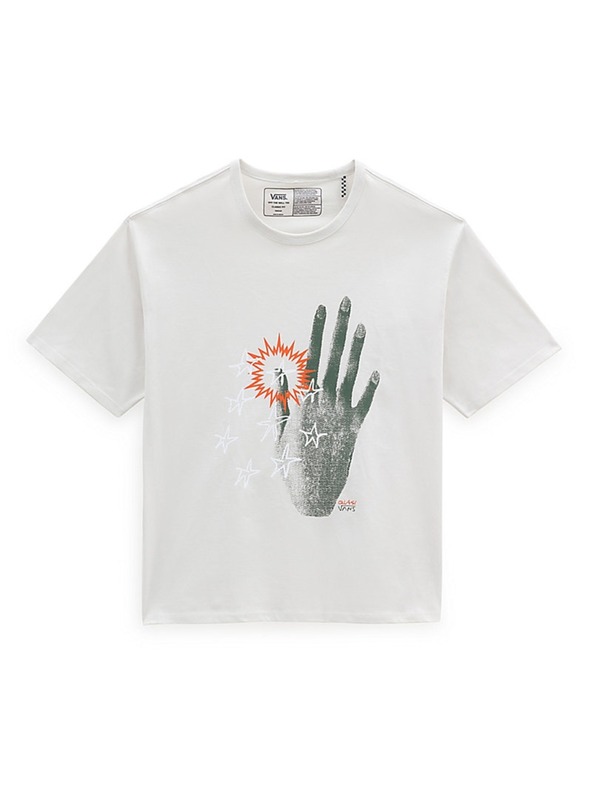 Vans Vans x Quasi Hocus Pocus OTW SS fehér póló nyomtatott mintával - férfi