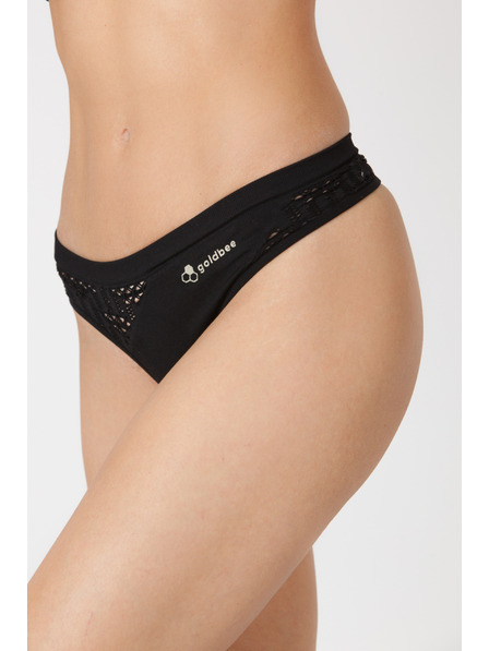 GoldBee GoldBee BeString alsónadrág GL Black 3.0