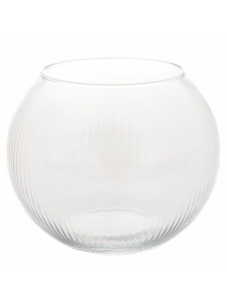 Casa de Engel Üveg tároló barázdákkal - gömb 19cm, 6/204