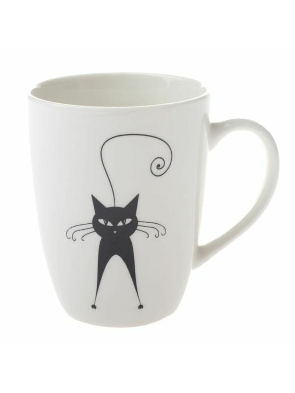 Casa de Engel Porcelán bögre macska mintával - 370ml, 12/36