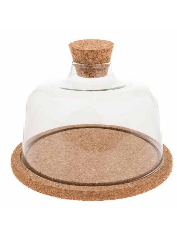 Casa de Engel Üveg fedő parafa tálcával 11cm, 18/180