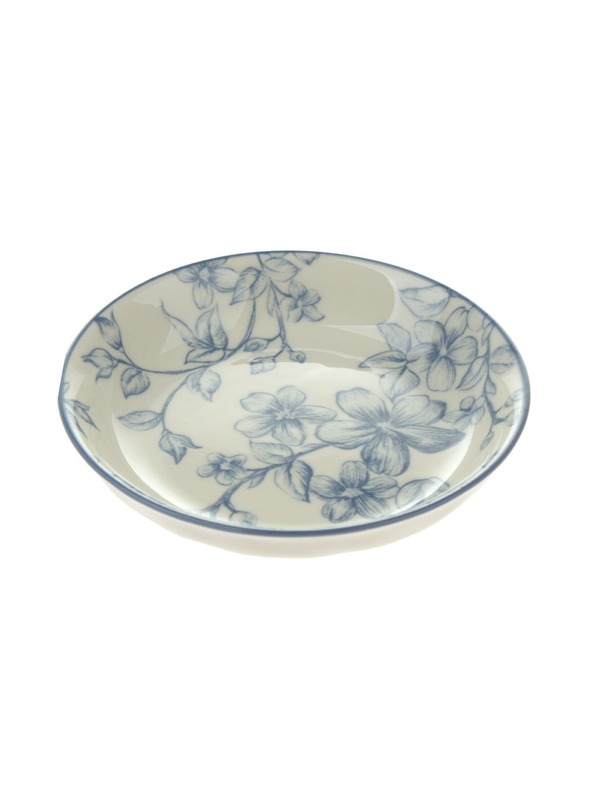 Casa de Engel Kerámia desszert tányér Ø 10cm - kék virágok, 12/96