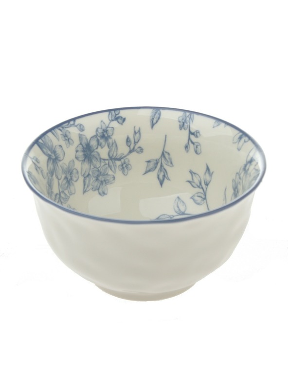 Casa de Engel Kerámia tálka Ø 11,5 - kék virágok, 6/48