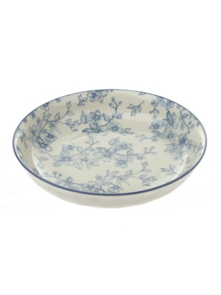 Casa de Engel Kerámia mély tányér Ø 20cm - kék virágok, 6/24