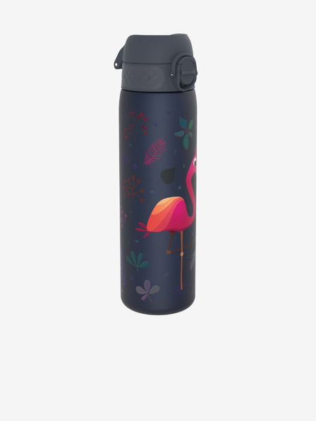 ION8 Sötétkék mintás Ion8 Leak Proof Flamingó palack (500 ml)