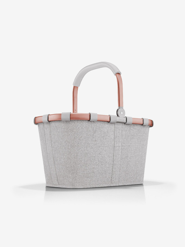 Reisenthel Szürke bevásárlókosár rózsaszín kerettel Reisenthel Carrybag