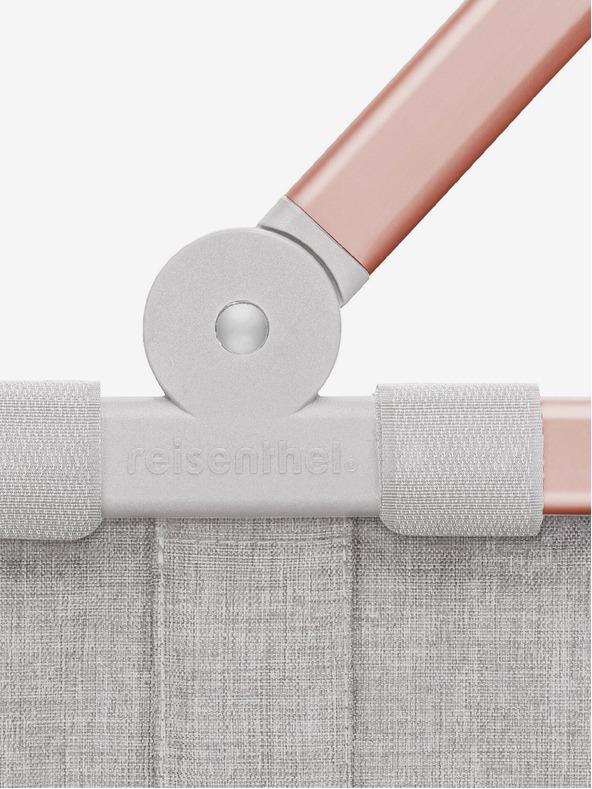 Reisenthel Szürke bevásárlókosár rózsaszín kerettel Reisenthel Carrybag