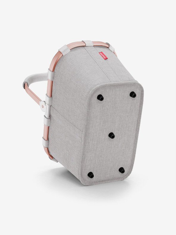 Reisenthel Szürke bevásárlókosár rózsaszín kerettel Reisenthel Carrybag