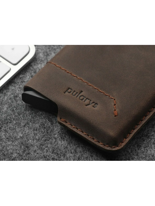 Pularys Pularys férfi bőr pénztárca Gobi barna