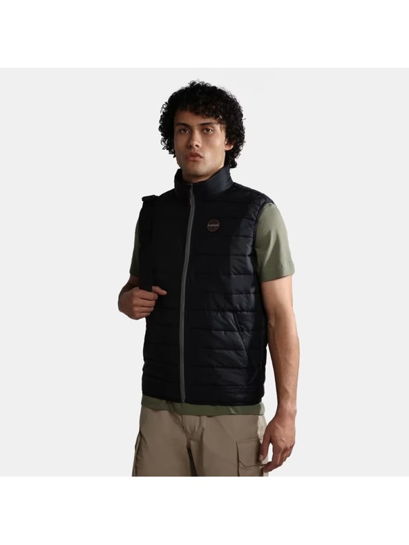 Napapijri Férfi fekete mellény Napapijri Acalmar