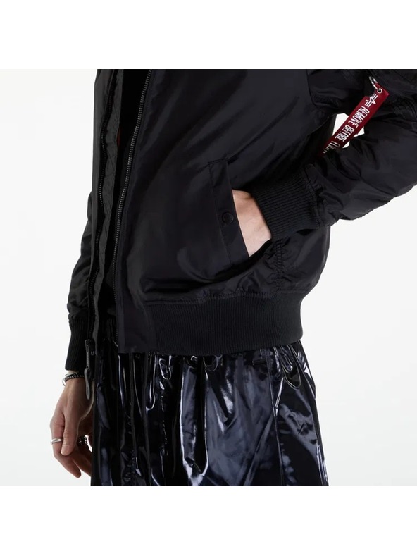 Alpha Industries Férfi fekete bomber dzseki Alpha Industries MA-1 TT Hood Black/Black