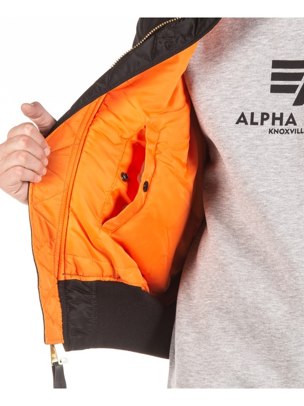 Alpha Industries Férfi fekete bomber dzseki Alpha Industries MA-1 Heritage