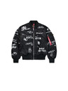 Alpha Industries Férfi fekete bomber dzseki Alpha Industries MA-1 Peace