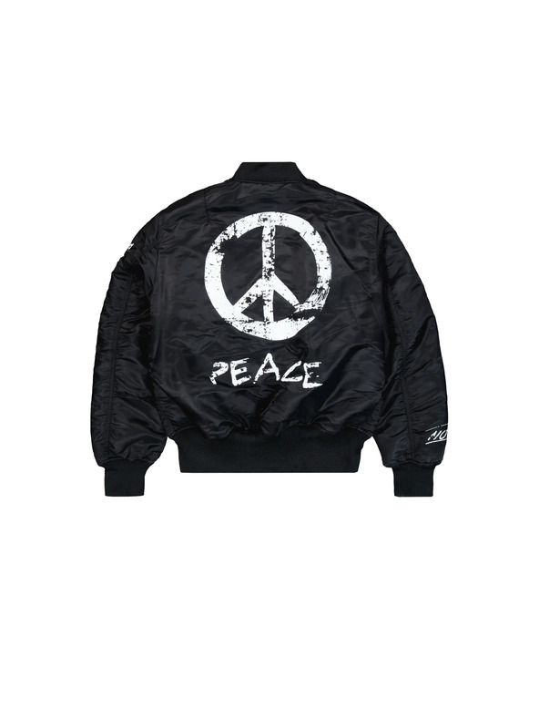 Alpha Industries Férfi fekete bomber dzseki Alpha Industries MA-1 Peace