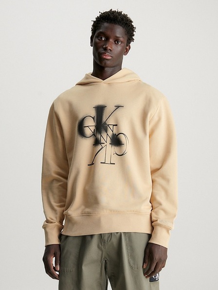 Calvin Klein Férfi bézs pulóver Calvin Klein