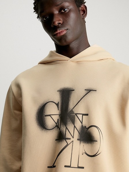 Calvin Klein Férfi bézs pulóver Calvin Klein