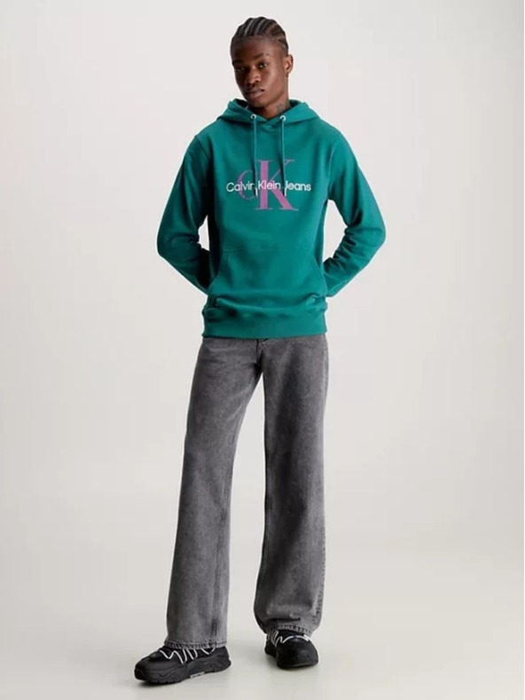 Calvin Klein Férfi zöld pulóver Calvin Klein Seasonal Monologo